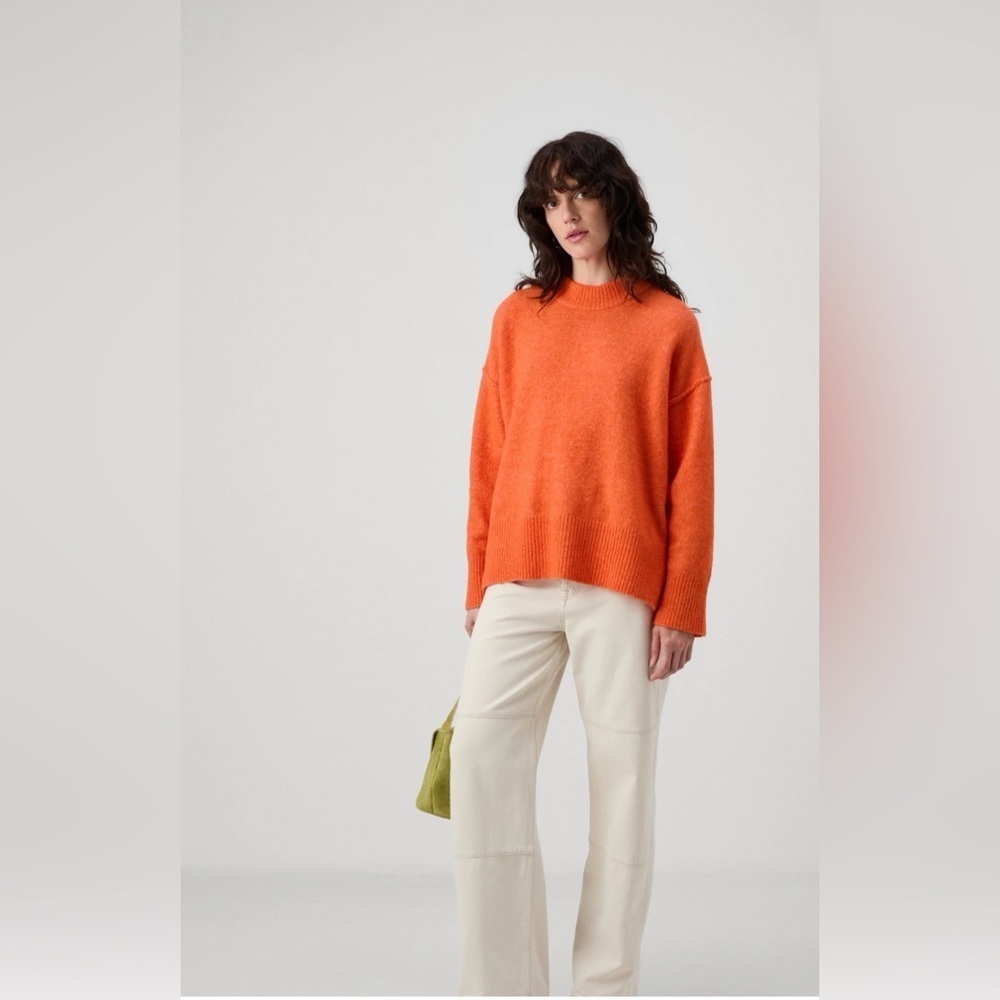 Day Birger et Mikkelsen wool Orange Crew Neck Sweater size L